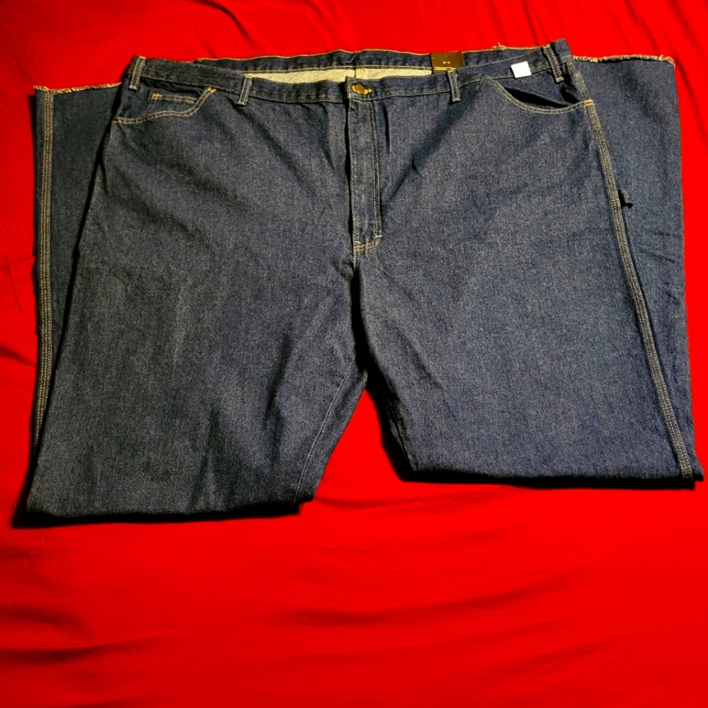 DICKIES carpenter jeans size 54 UL unhemmed NWT work occupational wear - Picture 2 of 7